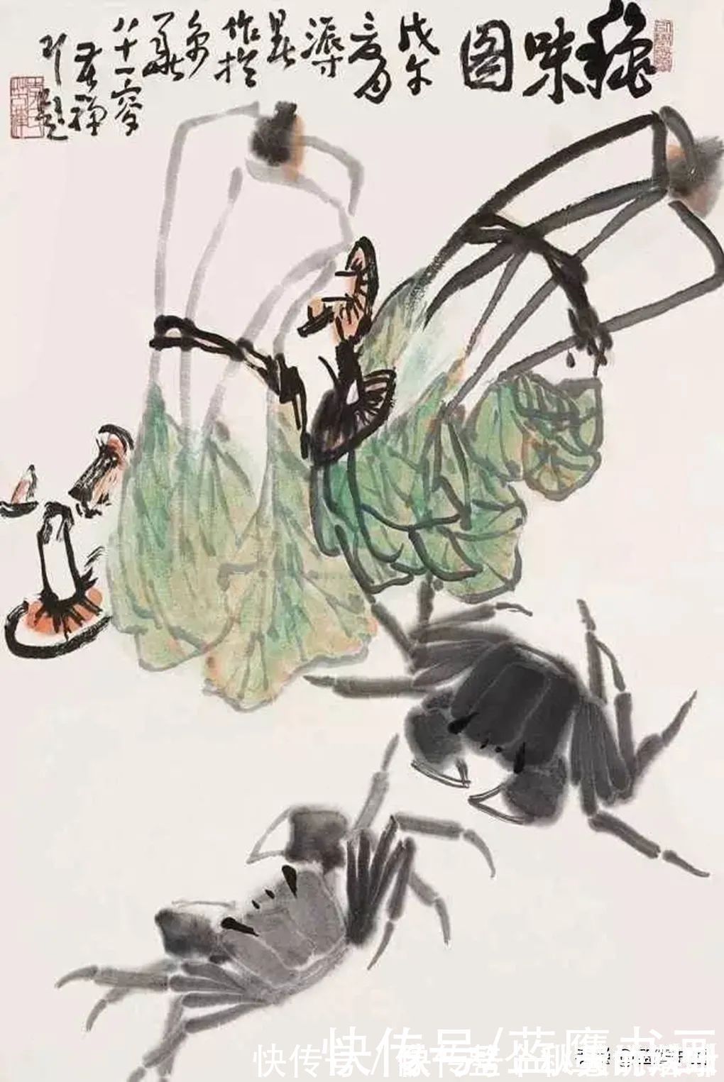 绘画|深得大师真传,李苦禅的绘画作品,让人感受到了独特的韵味