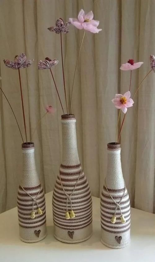 改造|DIY手工制作这是我见过最棒的酒瓶改造方案,好漂亮