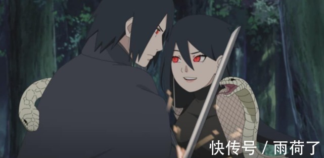 哥哥|宇智波清美开启万花筒,实力不输哥哥佐助,成功通灵万蛇先祖