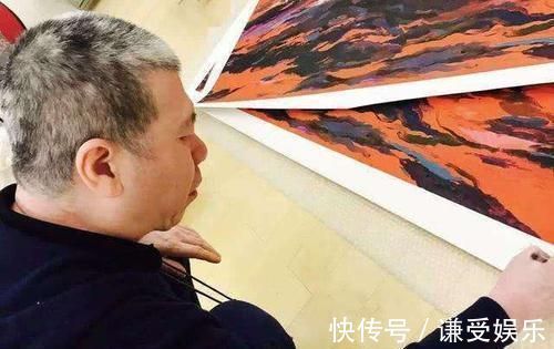 绘画&冯小刚的油画水平真不错:不输专业的画家,笔下充满着故事