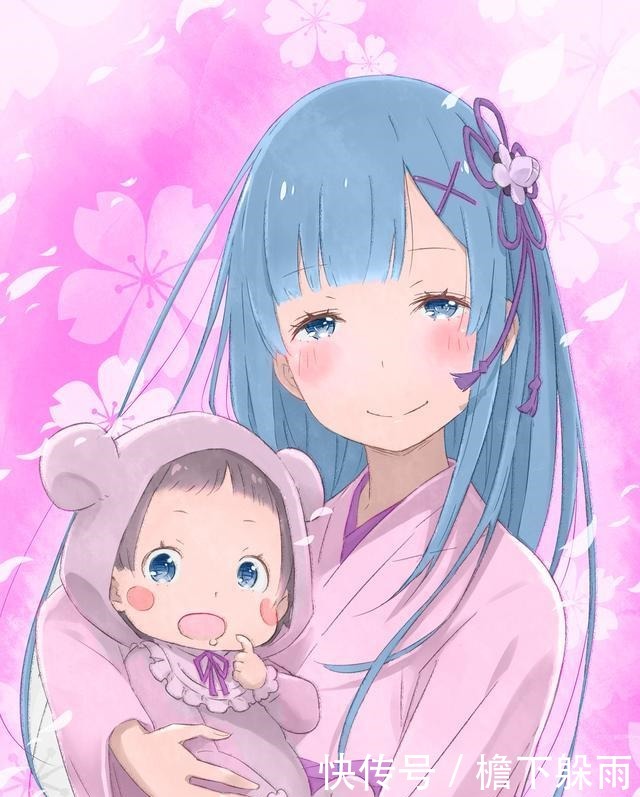 雷姆党第二季一开播就完结IF线三张图作为Bed戏前的最后礼物