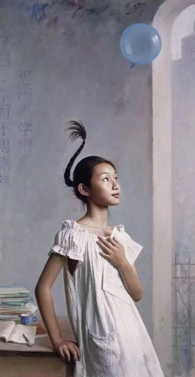 美女画家笔下的女孩 美女画家笔下的女孩