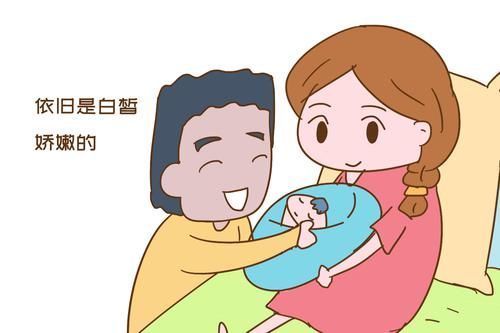 霸道|妈妈的基因霸道起来多强?医生:嫁给黑人小哥,宝宝皮肤却很争脸