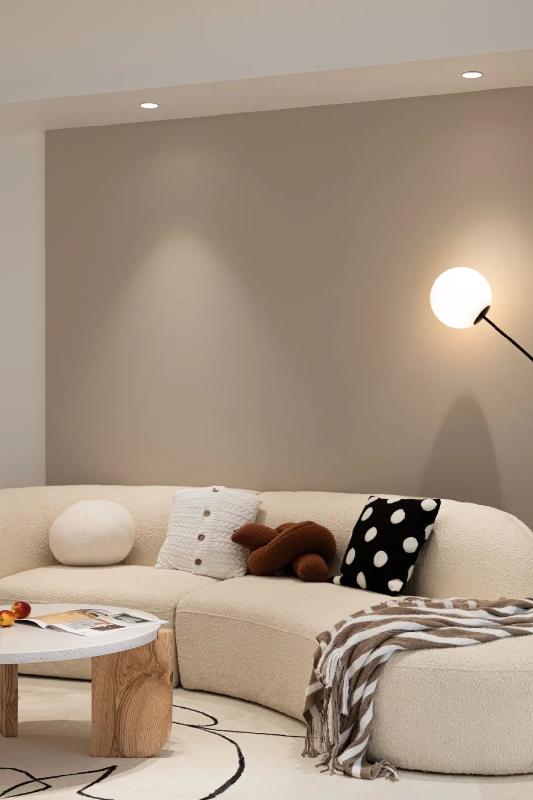 定制柜|120㎡现代简约,极简硬装也高档,玄关设计全场最亮