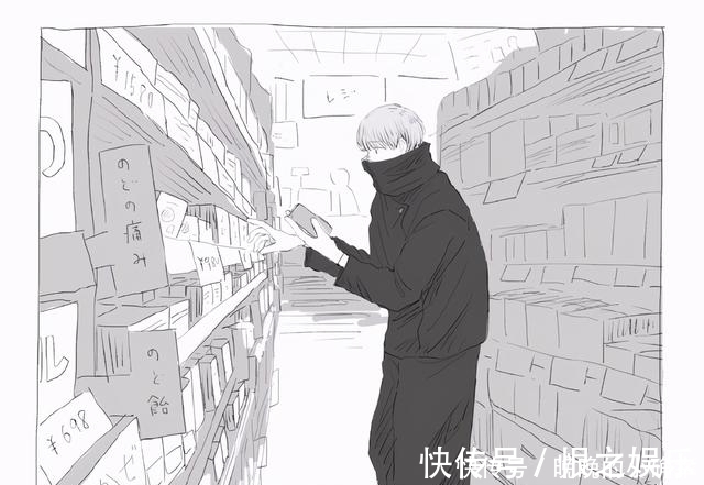 画师|咒术回战:画师绘制狗卷前辈的日常生活,如果有这样的番外太棒了