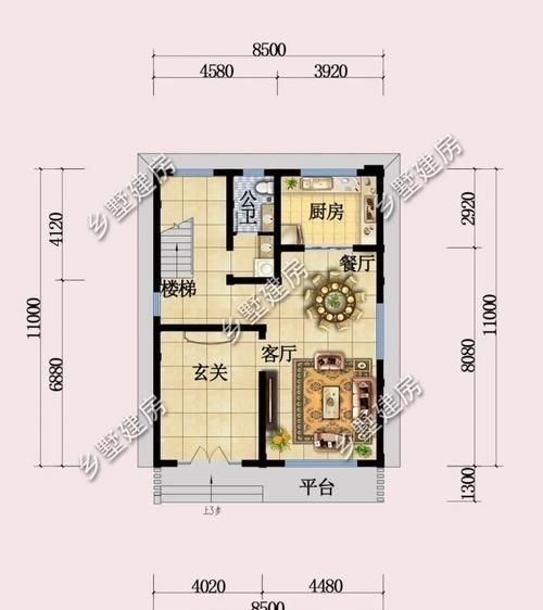起居厅|农村建房不再流行欧式了，现在现代风才是潮流，喜欢收藏不后悔
