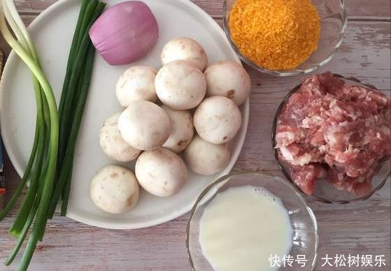 肉饼|口蘑小肉饼,改变一下蘑菇和肉的做法,口感果然不一样