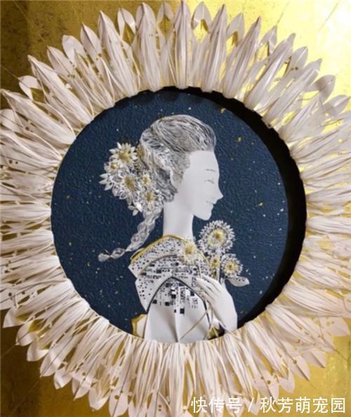 光影@日本妹子把白纸刻成玻璃杯,连水珠都能看见,裸眼3D还能这么玩?