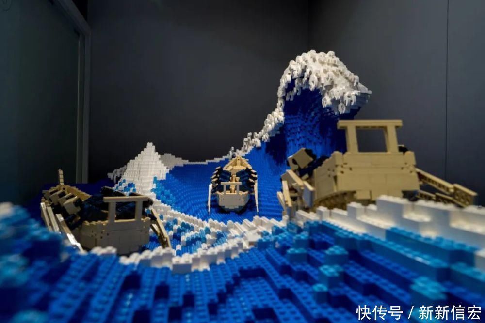 神奈川冲浪里|日本达人用乐高拼出一个个微型世界,网友:这是哪来的神仙!