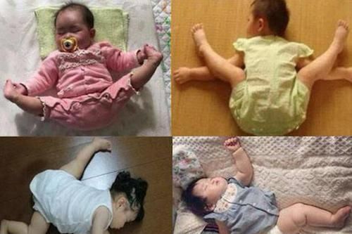 “放飞自我式”睡姿火了，妈妈掀开宝宝被子后笑喷嫦娥奔月