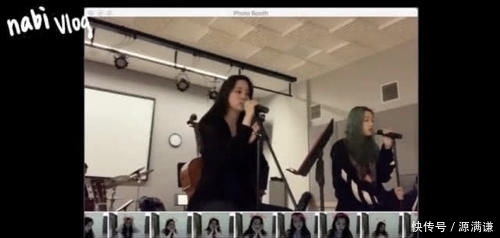 创三学员希林娜依被称长得像欧阳娜娜,但没想到她和欧阳娜娜还真有同框……