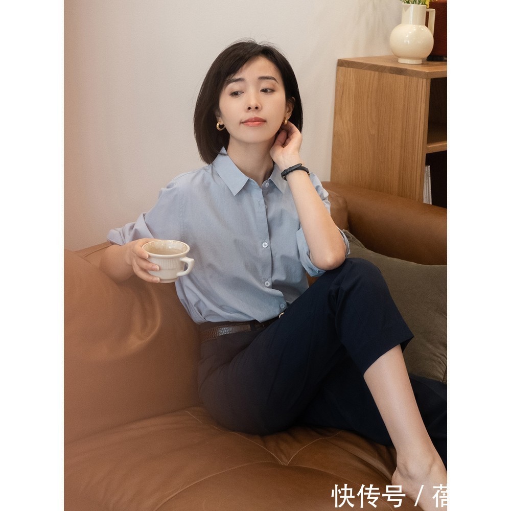 衬衫|“衬衫”穿法模板展示,用衣橱里的基础单品,穿出简约高级的造型