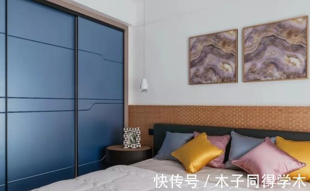 时尚|91㎡现代美式，蓝白浪漫+端庄高档，装出时尚大方