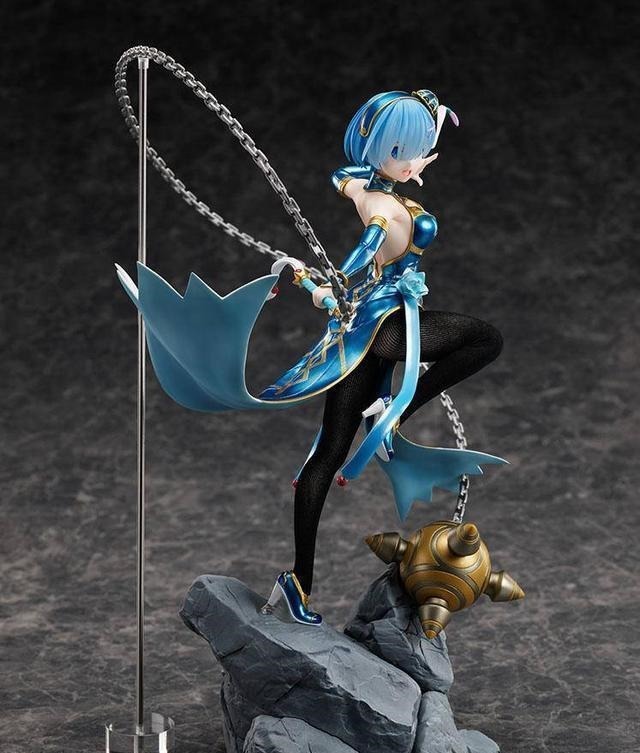 蕾姆|標價破千的蕾姆新旗袍手辦官圖 追求真實材質的黑絲變成了毛褲