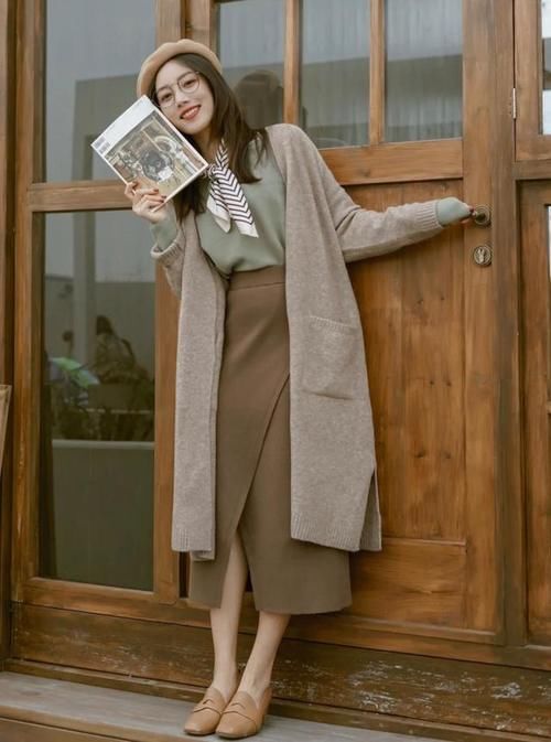 女生多穿莫兰迪色，显白又高级，温柔极了！