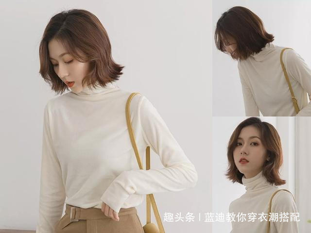 发型 今年流行的“齐下巴烫”发型,剪了这4款之后,又美又显脸小!