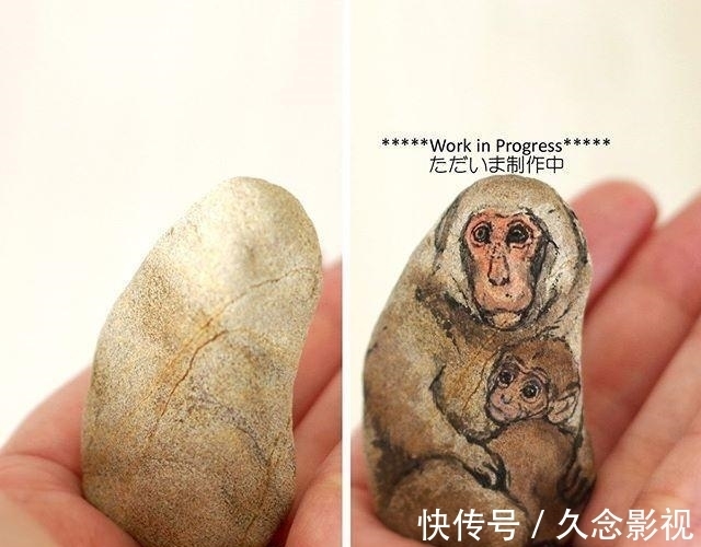 小动物|日本艺术家将石头变成可以永远留下的小动物，简直栩栩如生