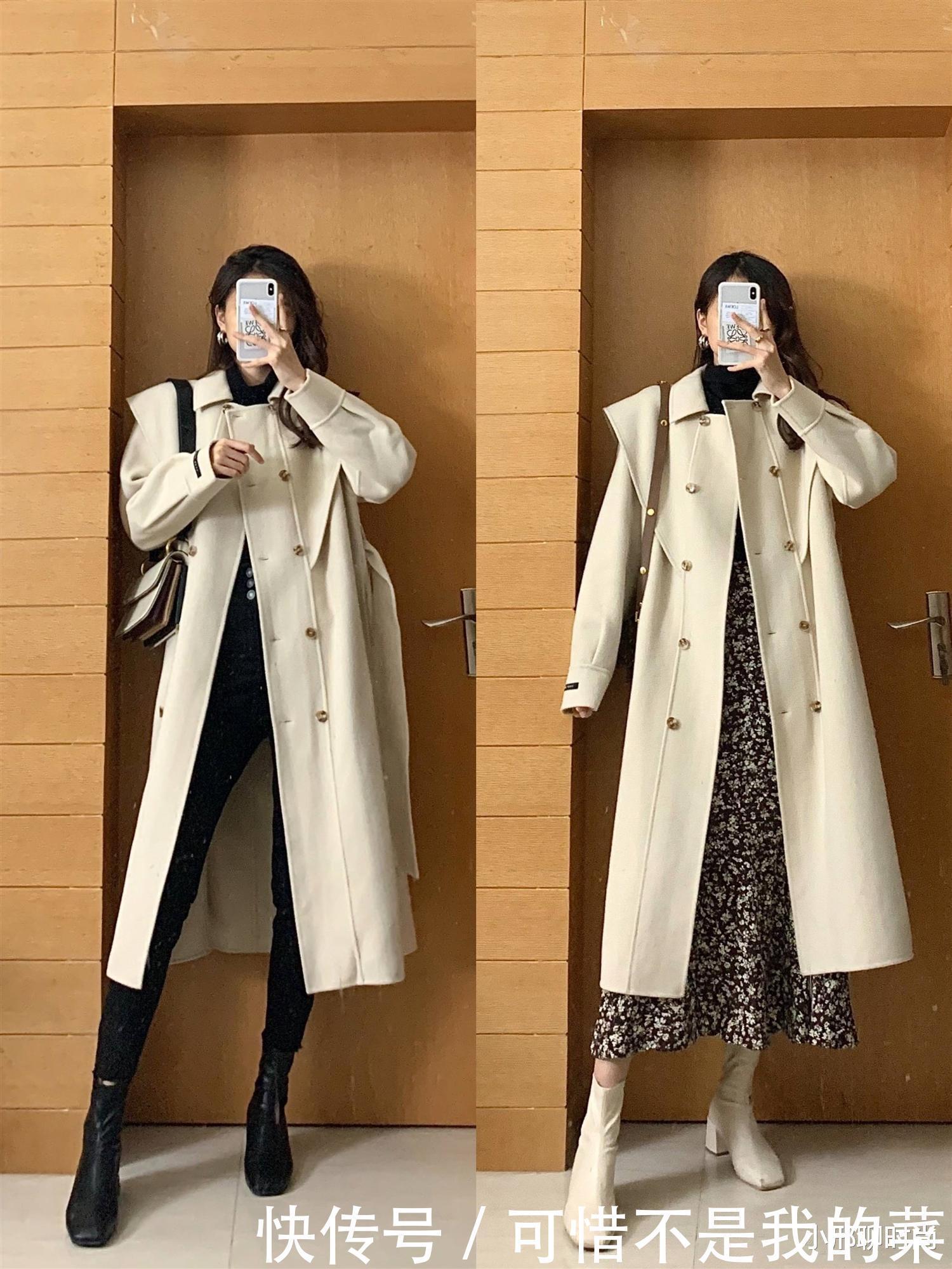 十足|秋冬的到来,快来看看白色大衣的N种搭配方法,尽显女神范十足