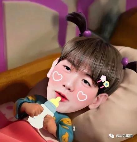 当EXO边伯贤进入漫画……可爱贤贤子来啦！