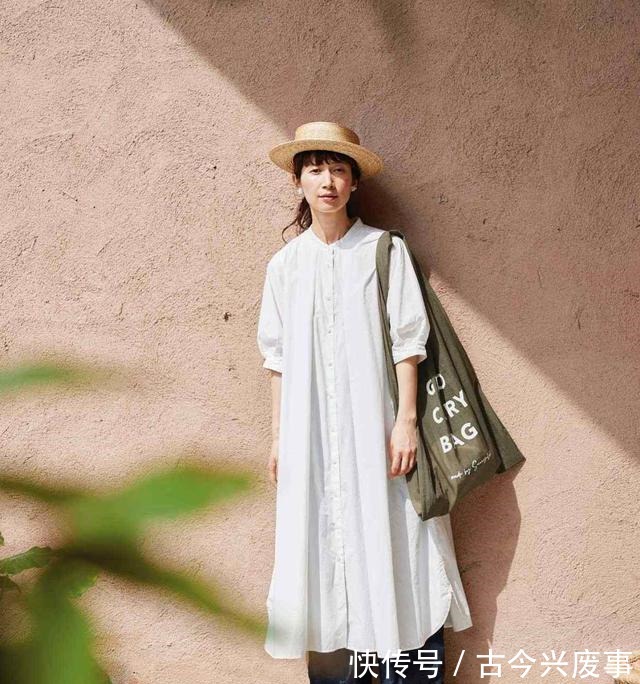 清新 日本主妇的夏季穿搭,清新优雅,适合40岁、50岁,穿出高级气场!