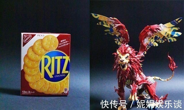 脑洞|大神用零食盒做手办,科幻风的脑洞超炫酷,连细节都很到位