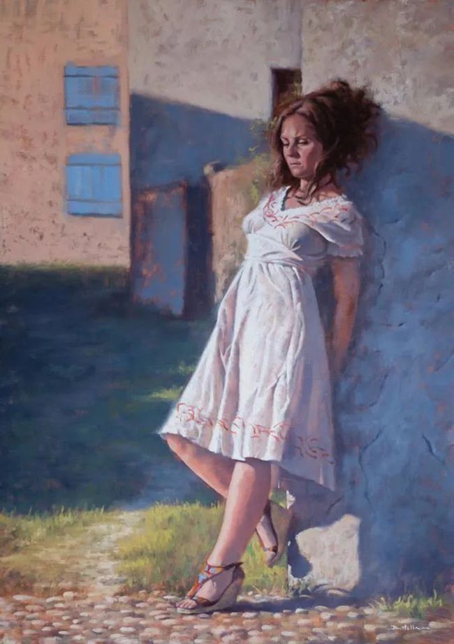 艺术学院$法国女画家:魅力独特的色粉味道