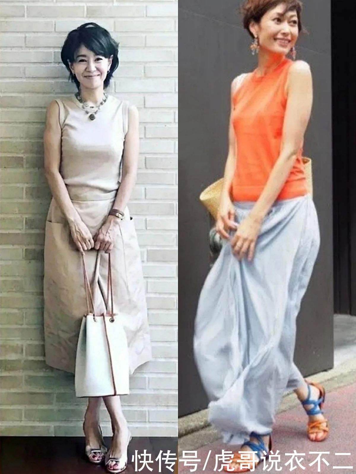 穿搭|女人年过半百别穿得大红大绿，瞧日本主妇的中年穿搭，高级又优雅