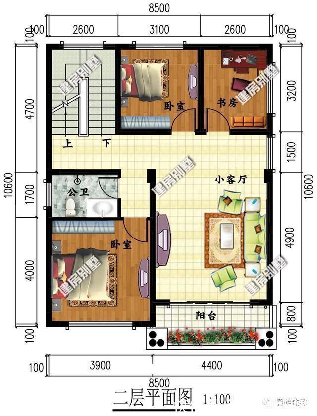 面宽|老家只能批地百来平米,选一款好看又易建的小户型,讨全家人欢心