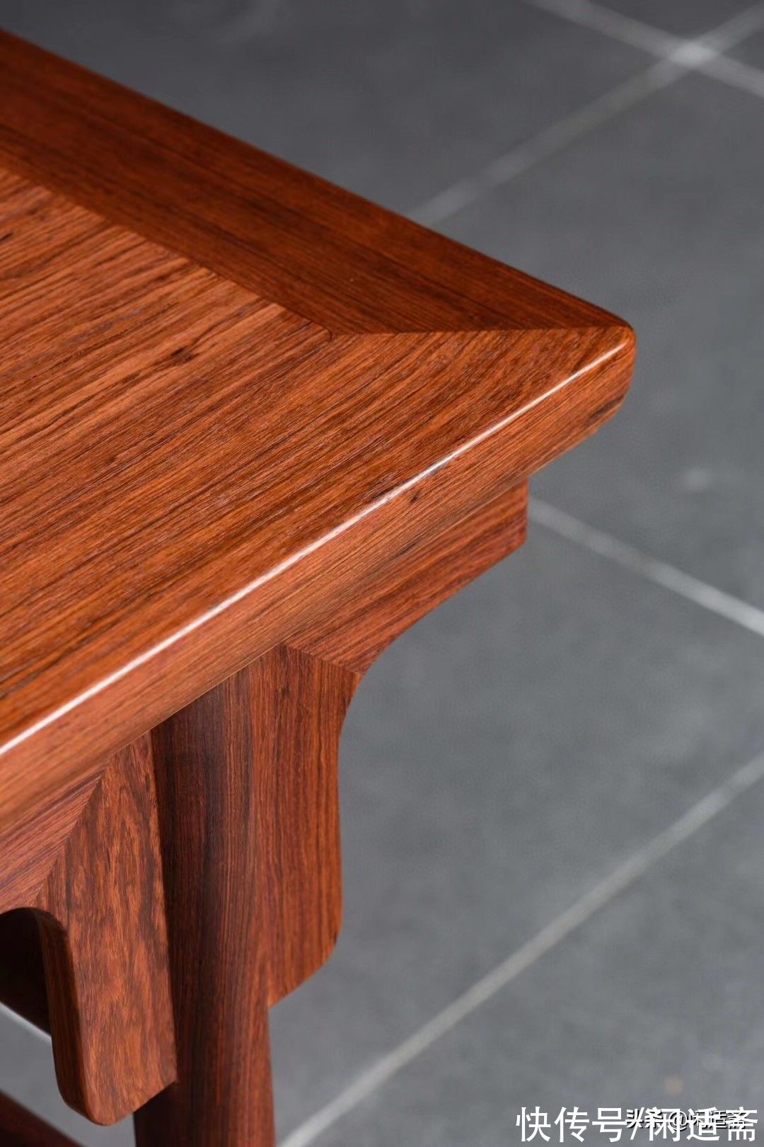 明式家具&文房家具珍藏，黄花梨夹头榫刀牙板，2米大画案