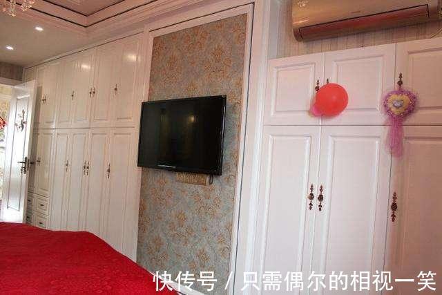 电视柜|晒晒老婆装修的新房,朋友说卧室很新颖,头一次见衣柜这么做