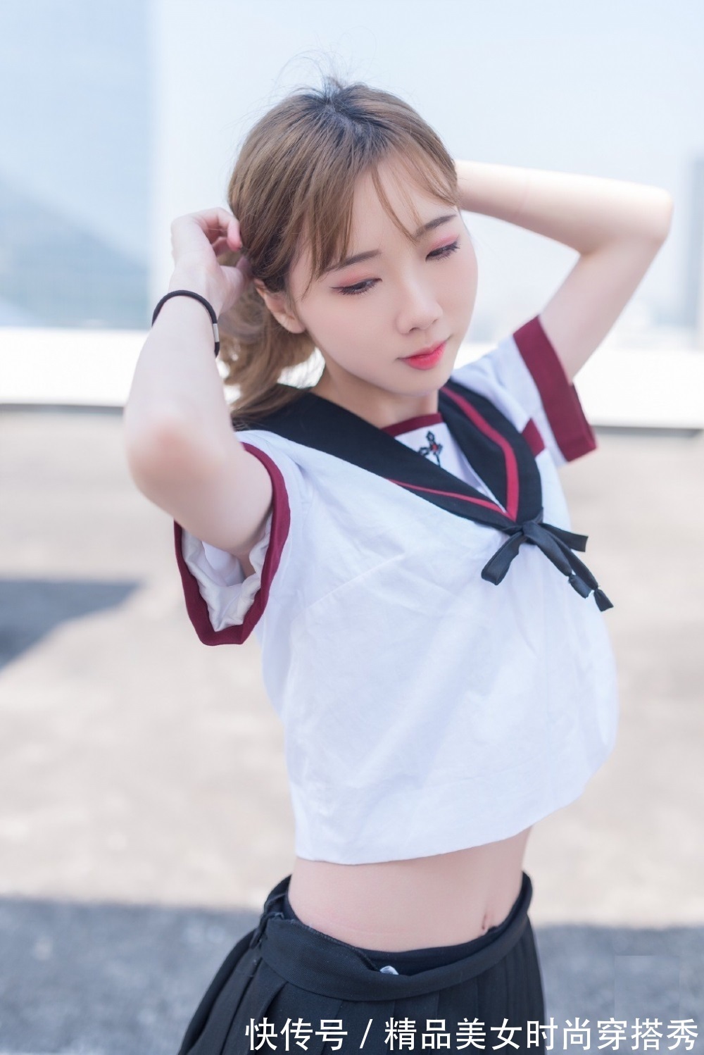 制服|减龄又时尚的学院风JK制服穿搭来啦，一起来看看吧