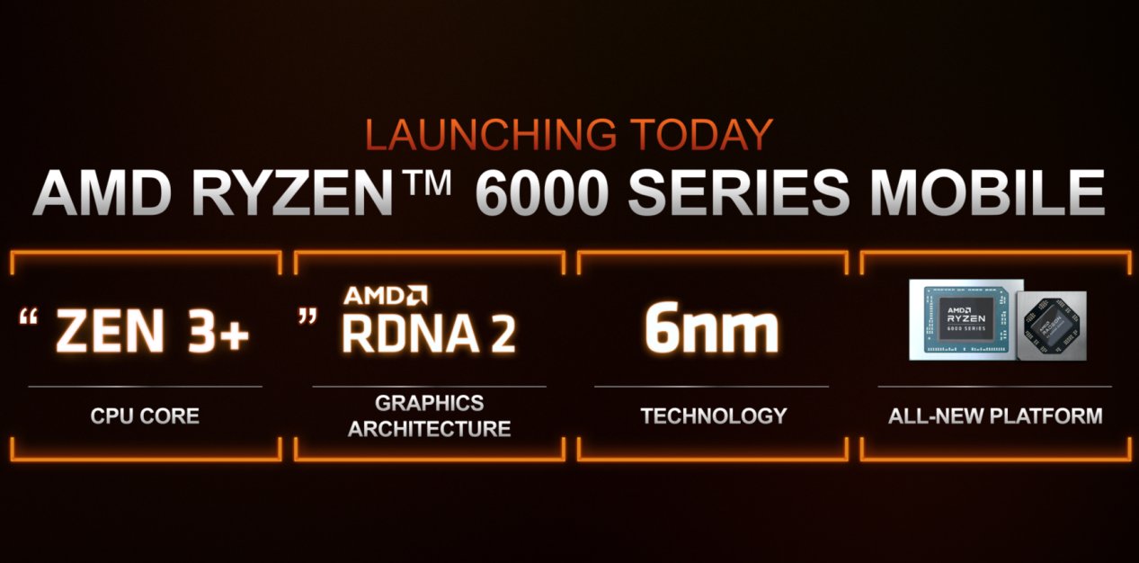 cpu|AMD 发布锐龙 6000 系列移动处理器：全面升级 Zen 3 + 和 RDNA 2