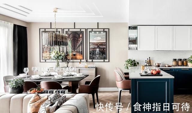 装饰|伦敦轻奢范公寓,粉系色彩独特艺术装饰,为家居带来休闲奢华感!