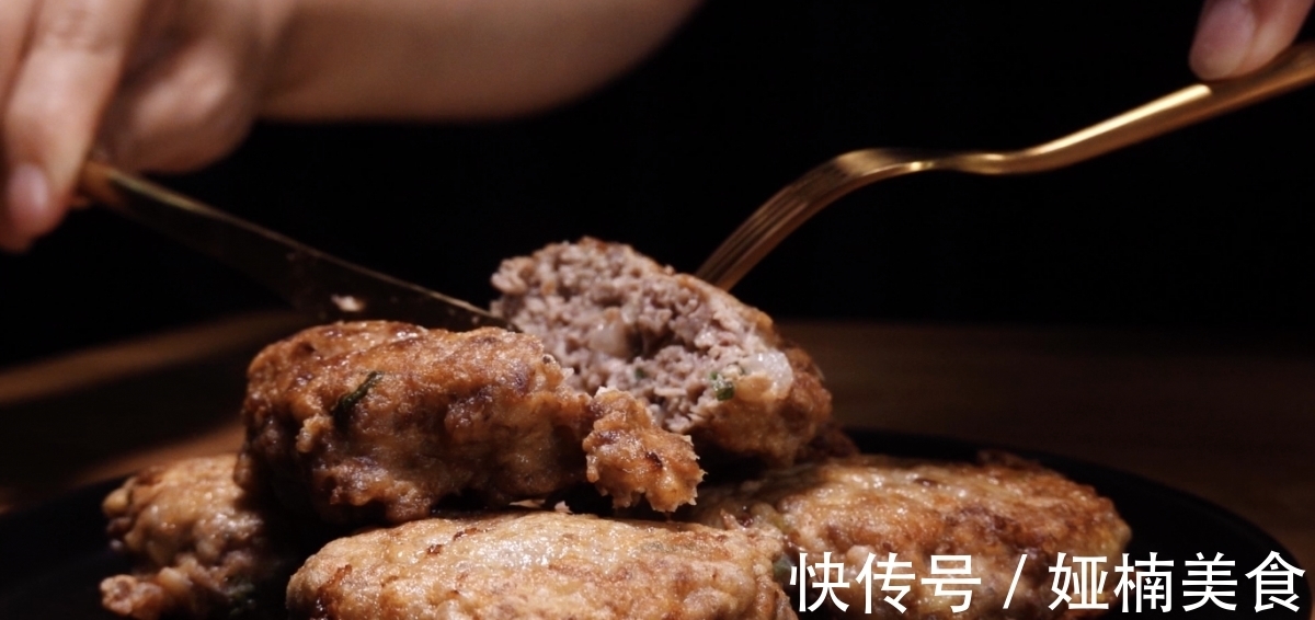 芝麻油|豆腐煎肉饼,减肥也能吃的低脂肉饼