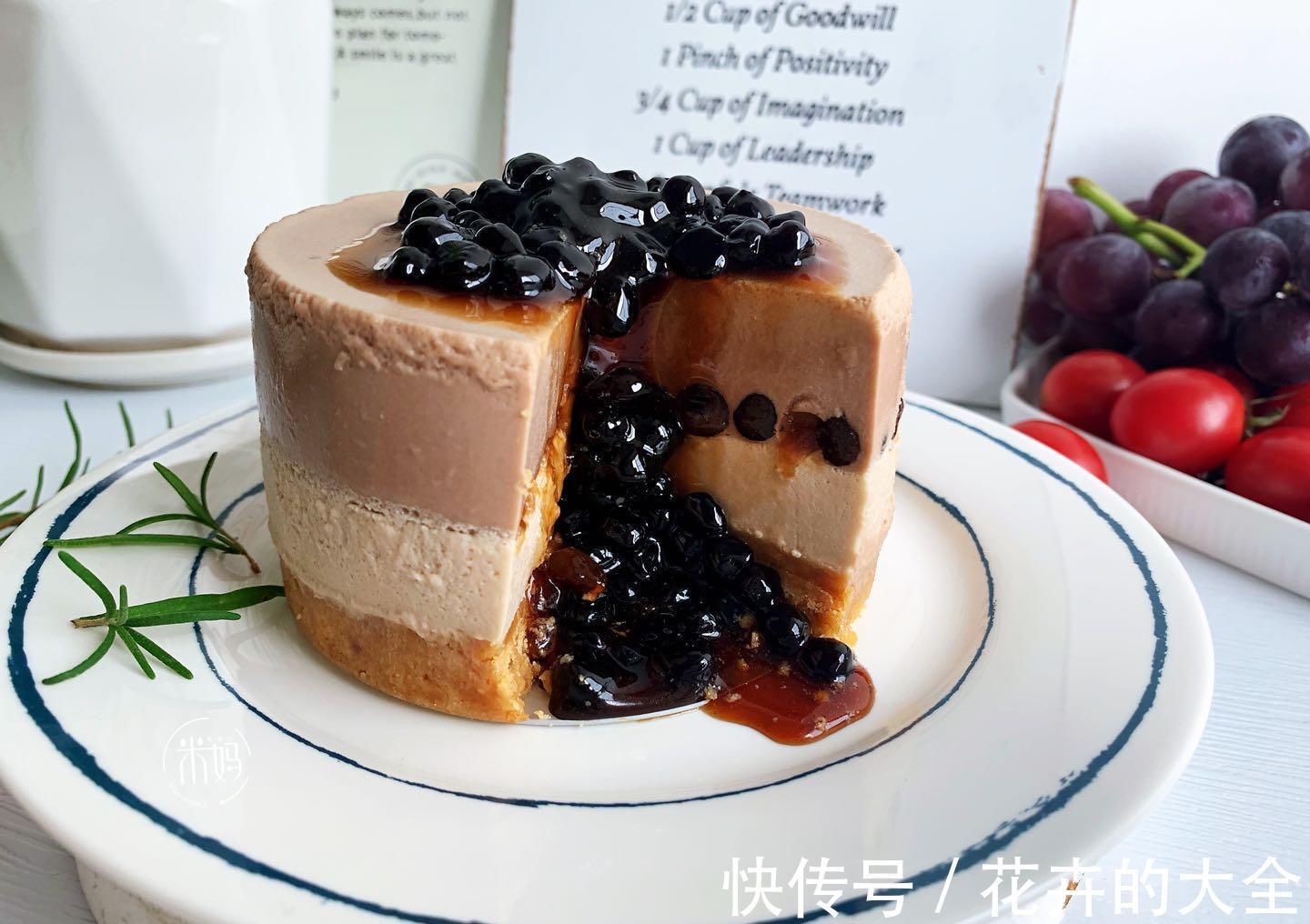 合桃酥|不用烤箱，就能做慕斯蛋糕，口感细腻丝滑入口即化，吃一口真满足