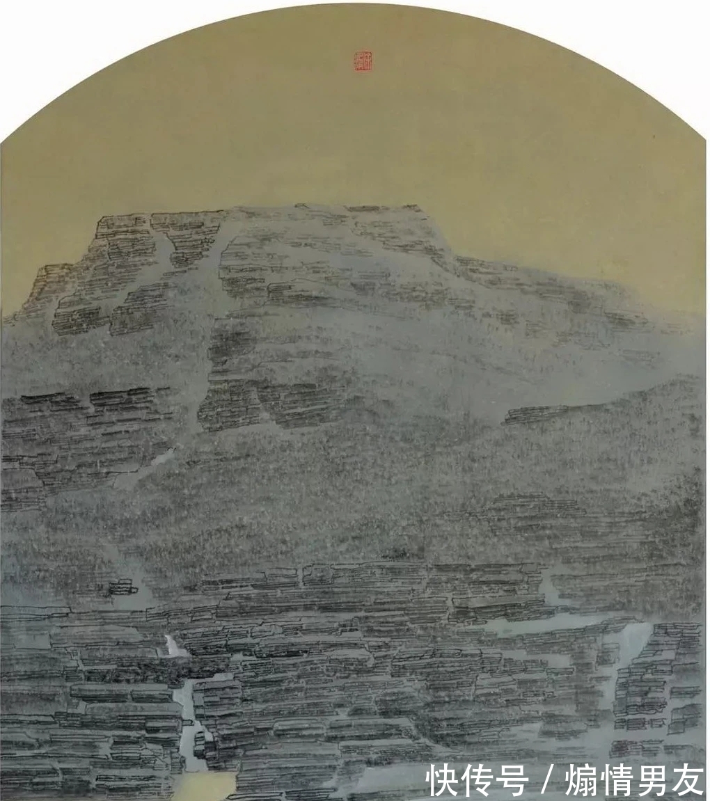 青绿@水墨与青绿,轻车熟路!徐子清山水画