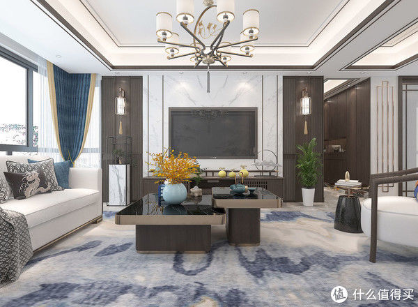 改造|深圳夫妻的精装房改造，客厅把我迷住了，新中式风，非常显高级感