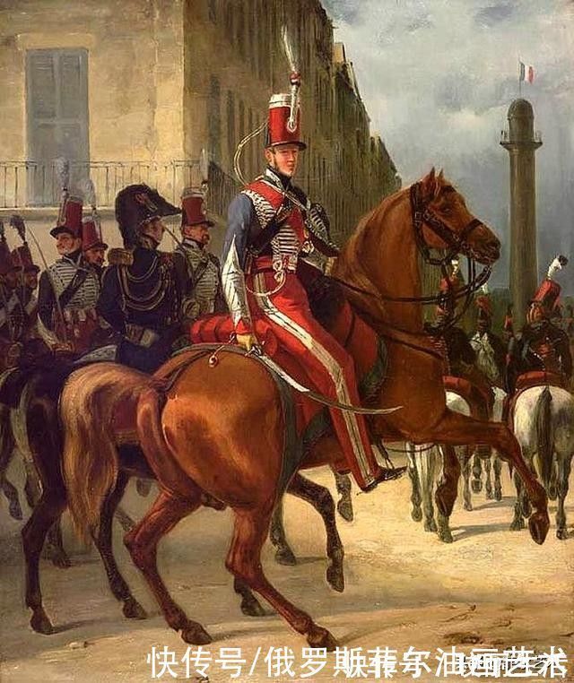 路易·大卫|擅长战争、肖像画——法国画家霍勒斯·韦尔内油画作品欣赏