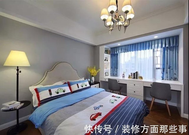 户型|118平现代美式三居室,让人羡慕不已的华丽而又温馨空间