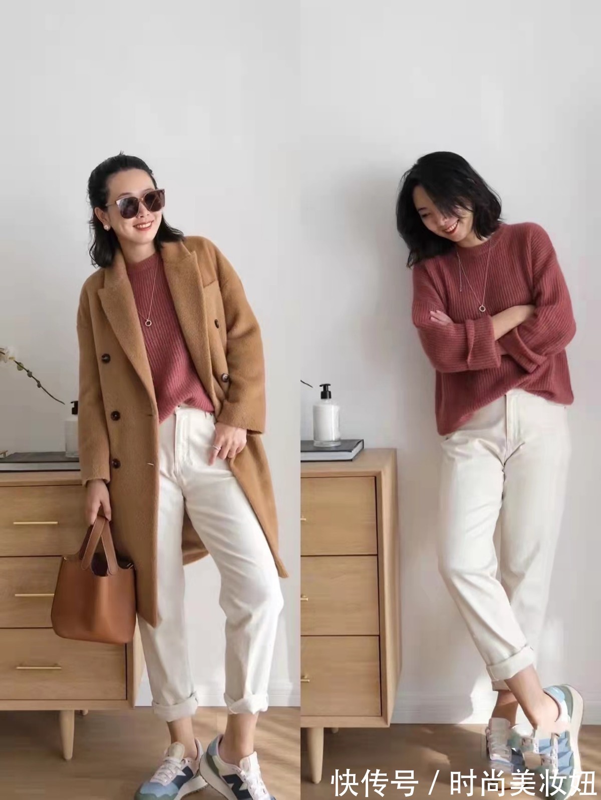 梨型 这位120斤梨形身材博主太会穿,每套都好显瘦,说100斤都信