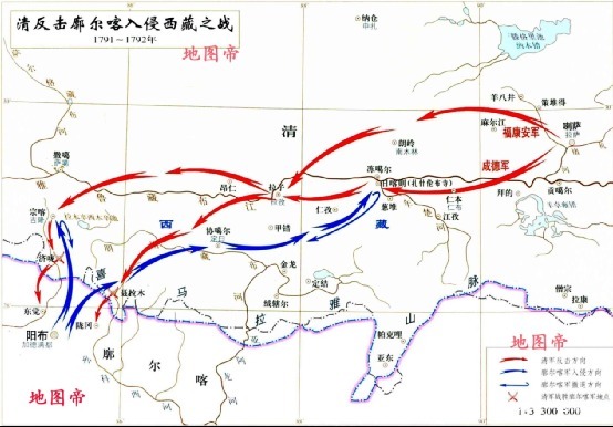 廓尔喀|乾隆对廓尔喀的自卫反击战