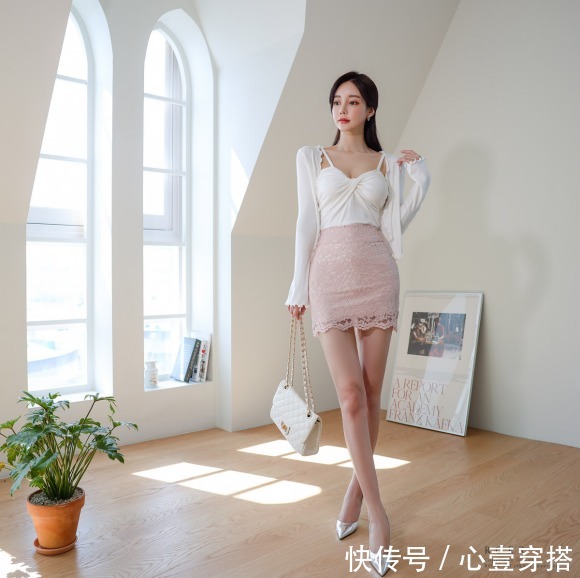 时尚|女神孙允珠时尚搭配：玛丽童话樱桃露珠优雅小开衫