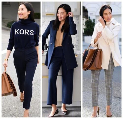 春季上班怎么穿？分享27套优雅时髦的通勤穿搭，简约大气又精致