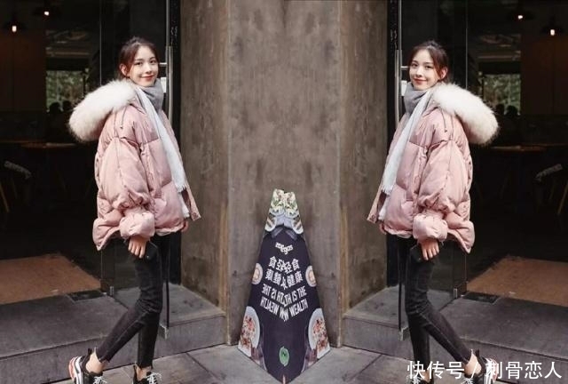 轻松|150cm女生,冬天短款羽绒服+小脚裤,这样搭轻松显高显瘦!