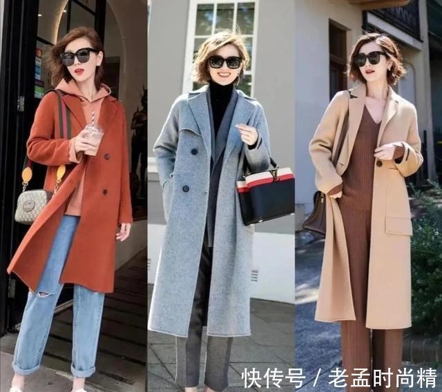知性 40、50岁的女人冬天这么穿,越简洁越有气质,知性时髦显年轻