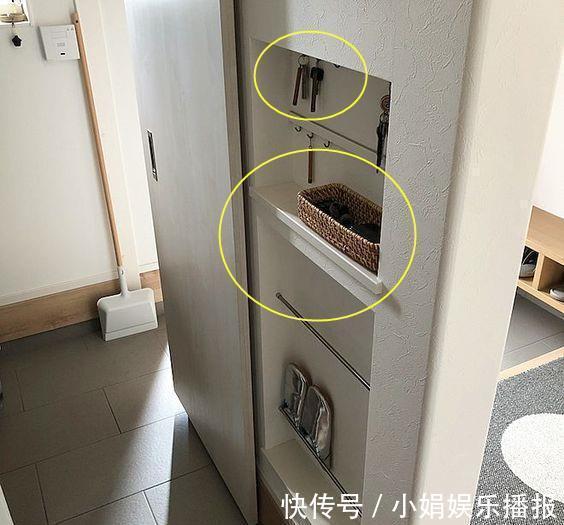 鞋柜|日本小户玄关不打鞋柜，墙面开槽做7cm深壁龛，满足一家人使用
