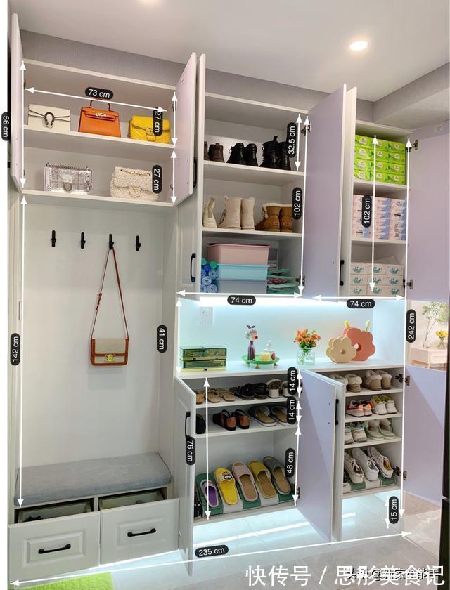 墙体|不管户型是否有玄关,入户鞋柜尽量参考这样设计,美观又实用