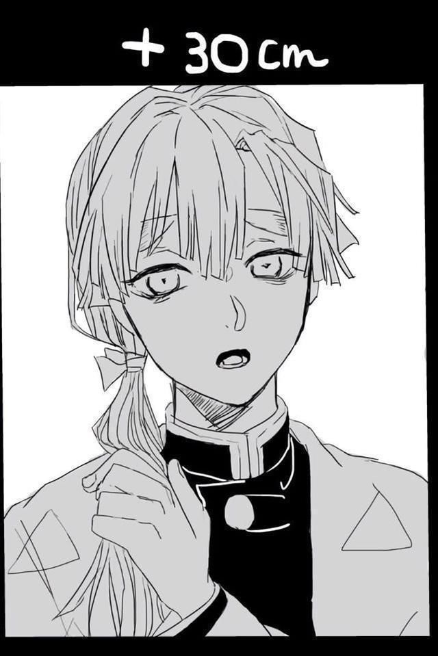 各位小伙伴|鬼灭之刃:善逸的“头发变化”,30cm长发像可爱少女,50cm长发美爆了