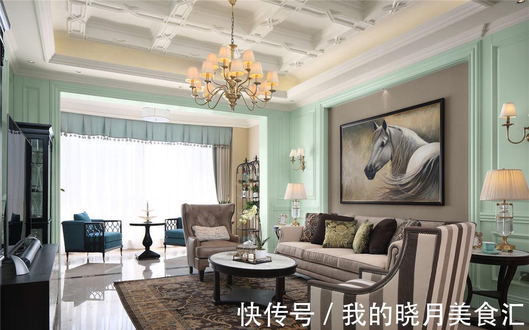 氛围感|用美式的浪漫和自由，结合东方的实用和大方，更显空间生动有趣