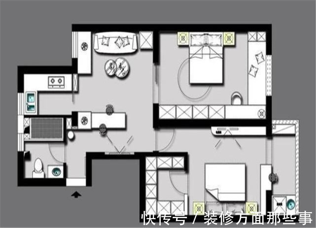 餐厅|56平米二居室用多种元素来塑造这个家，美观又实用